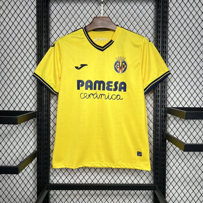 Mens Villarreal CF 2024/25 Home Jersey 6