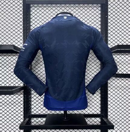 Mens Manchester United 2024/25 Away Long Sleeve Jersey Player Version 1