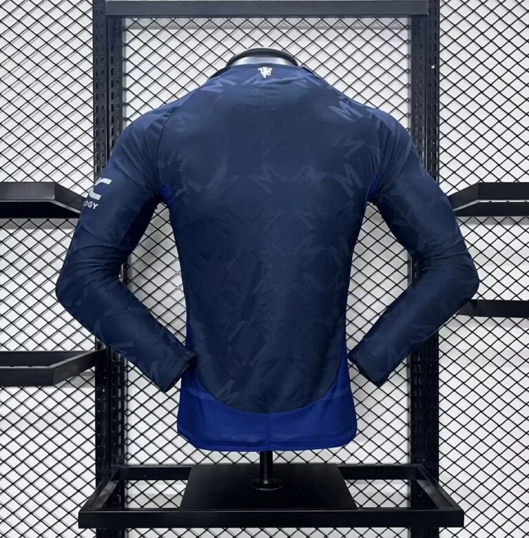 Mens Manchester United 2024/25 Away Long Sleeve Jersey Player Version 1