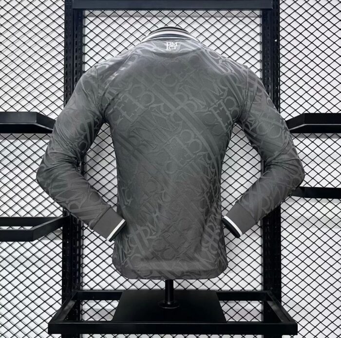 Mens Real Madrid 2024/25 Third Long Sleeve Jersey Player Version 1