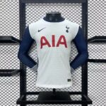 Mens Tottenham Hotspur 2024/25 Home Long Sleeve Jersey Player Version