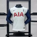 Mens Tottenham Hotspur 2024/25 Home Long Sleeve Jersey Player Version