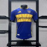 Mens Boca Juniors 2024/25 Home Jersey Player Version