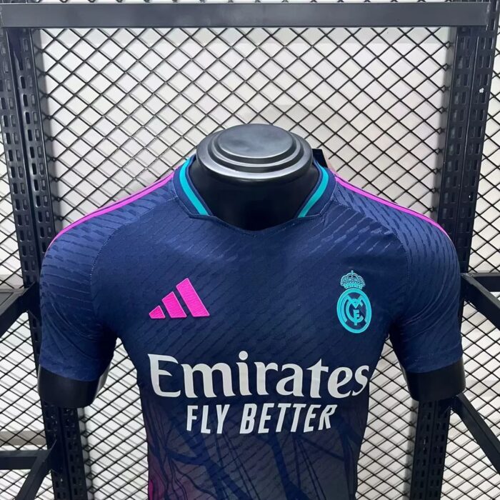 Mens Real Madrid 2024/25 Neon Jersey Player Version 2