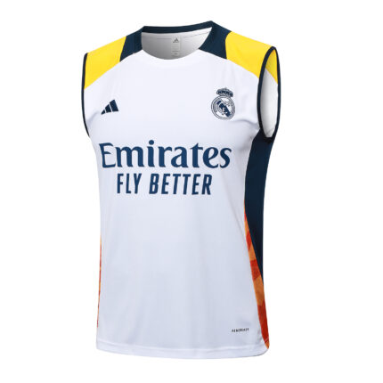 Mens Real Madrid 2024/25 White Tank Top