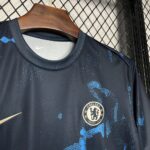 Mens Chelsea 2024/25 Dark blue Pre-Match Jersey 2