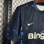 Mens Chelsea 2024/25 Dark blue Pre-Match Jersey 4