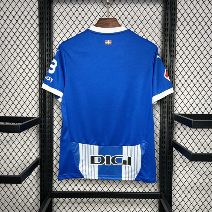 Mens Deportivo Alaves 2024/25 Home Jersey 1