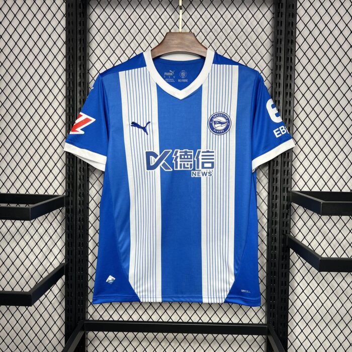 Mens Deportivo Alaves 2024/25 Home Jersey 5