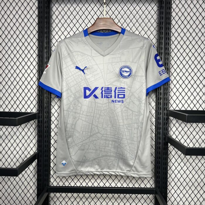 Mens Deportivo Alaves 2024/25 Away Jersey 3