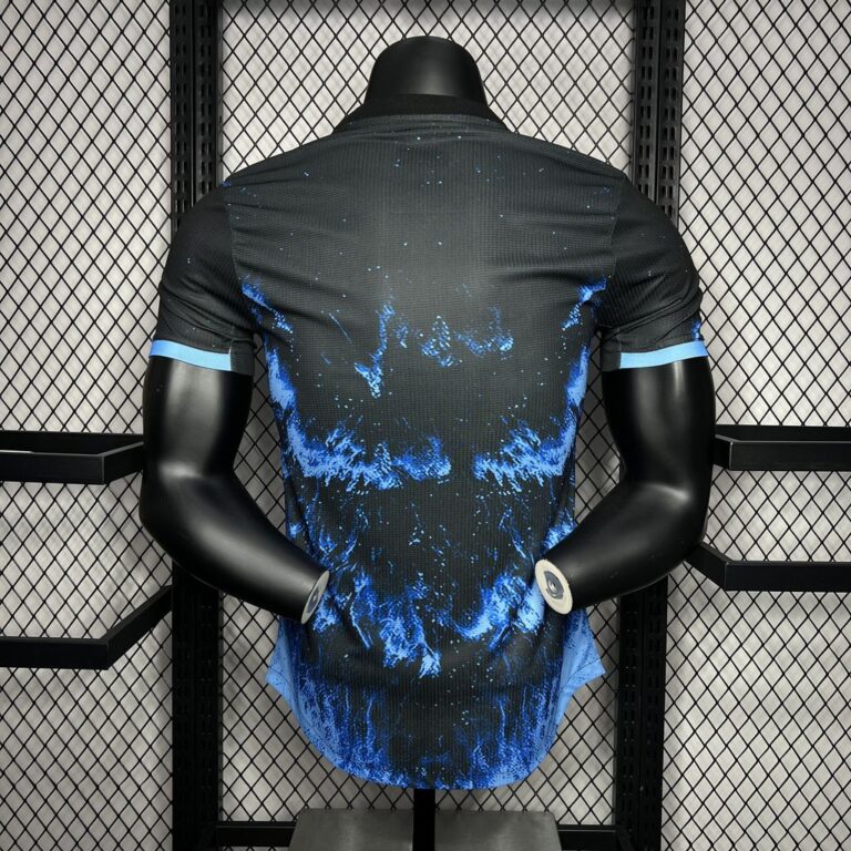 Mens Real Madrid 2024/25 Ocean Blue Jersey Player Version 1