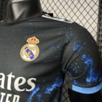 Mens Real Madrid 2024/25 Ocean Blue Jersey Player Version 3