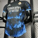 Mens Real Madrid 2024/25 Ocean Blue Jersey Player Version 5
