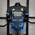 Mens Real Madrid 2024/25 Ocean Blue Jersey Player Version