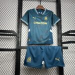Kids Olympique Marseille 2024/25 Away Kit 3