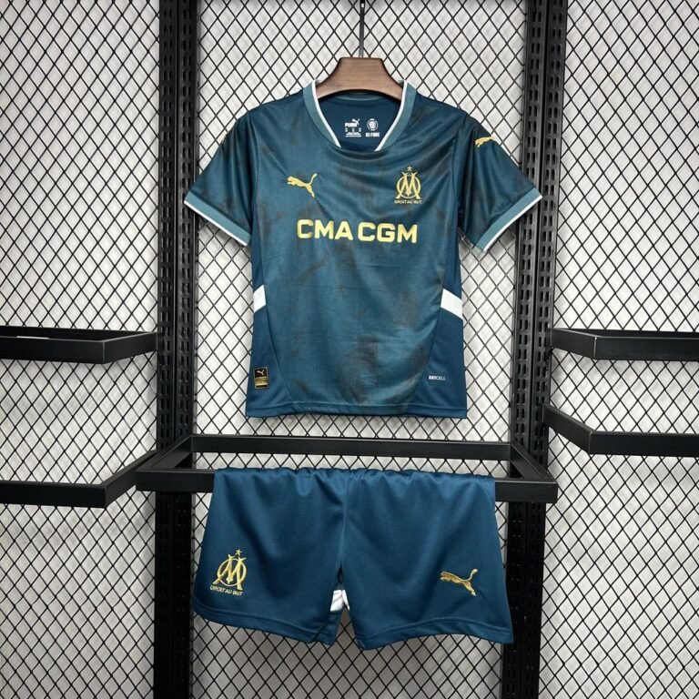 Kids Olympique Marseille 2024/25 Away Kit