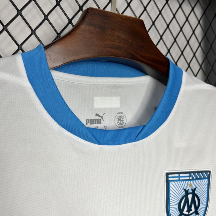 Mens Olympique Marseille 2024/25 Home Jersey 4