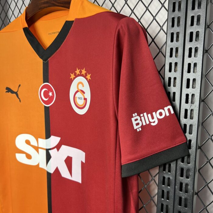 Mens Galatasarays 2024/25 Home Jersey 4