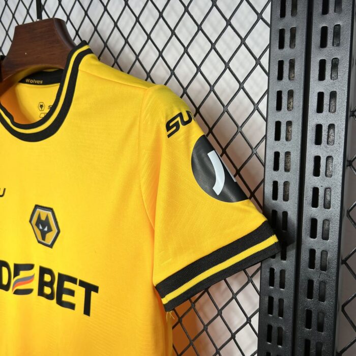 Kids Wolves 2024/25 Home Kit 4