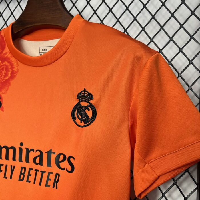 Kids Real Madrid 2024/25 Y-3 Rose Kit 2