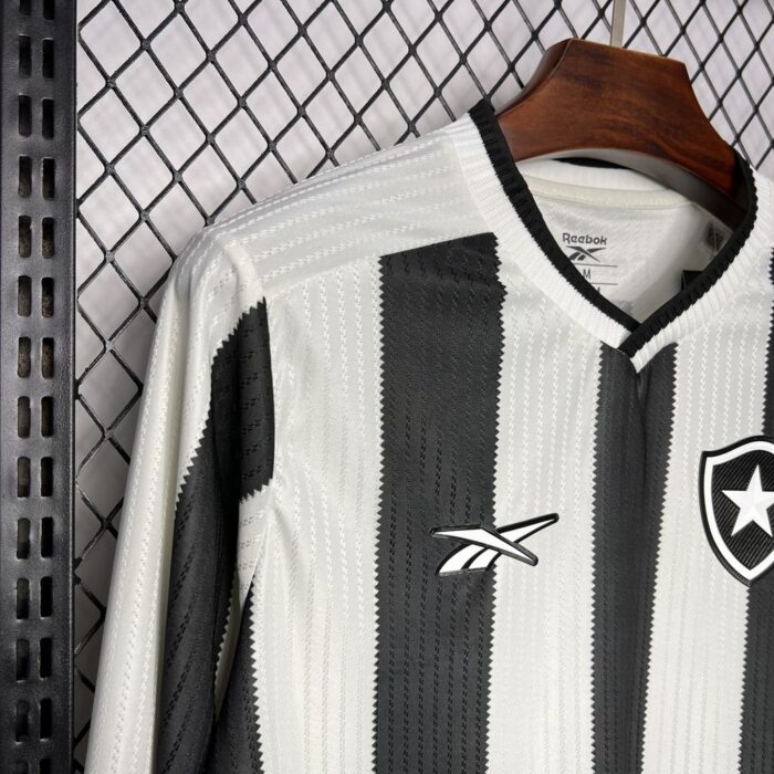 Mens Botafogo 2024/25 Home Long Sleeve Jersey 7