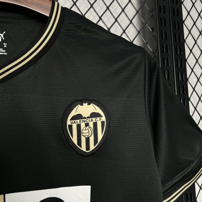 Mens Valencia CF 2024/25 Black Gold Edition Jersey 5