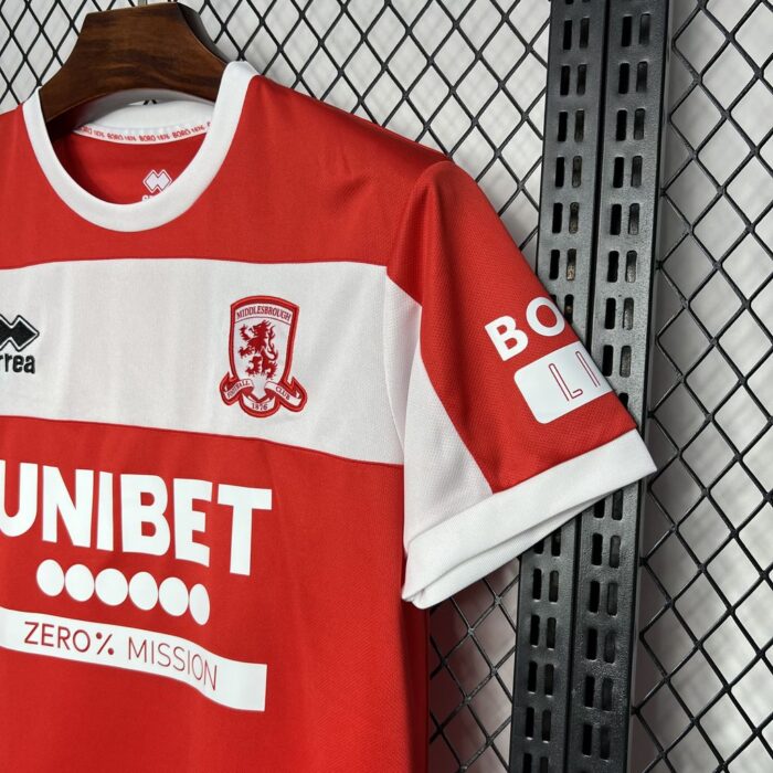 Mens Middlesbrough 2024/25 Home Jersey 7