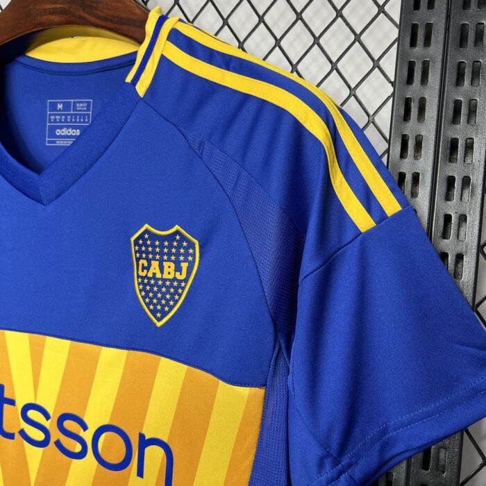 Mens Boca Juniors 2024/25 Home Jersey 4