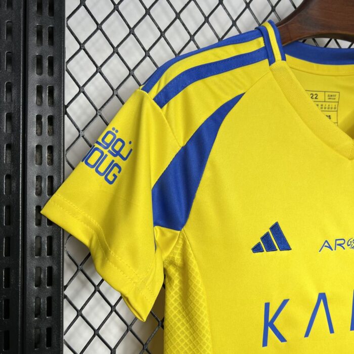 Kids Al-Nassr 2024/25 Home Kit 3