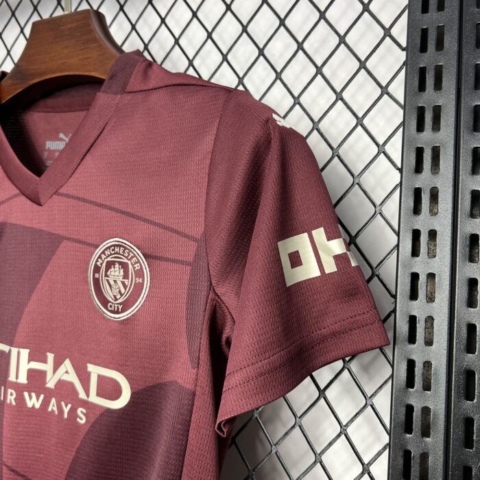 Kids Manchester City 2024/25 Third Kit 6