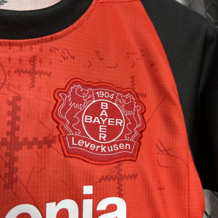 Kids Bayer 04 Leverkusen 2024/25 Home Kit 4