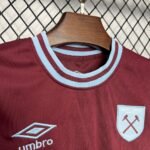 Kids West Ham United 2024/25 Home With Sponsors Kit 3