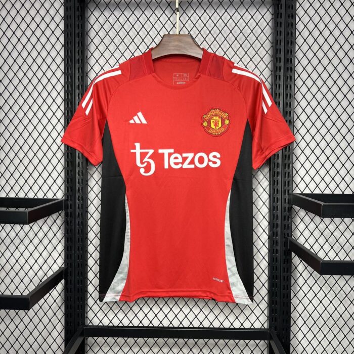 Mens Manchester United 2024/25 Red Pre-Match Jersey 4