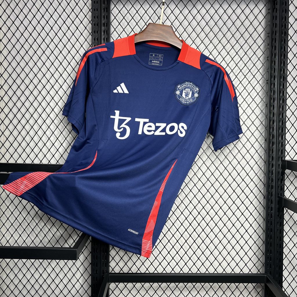 2024071221461458.jpg Mens Manchester United 2024/25 Dark blue Pre-Match Jersey