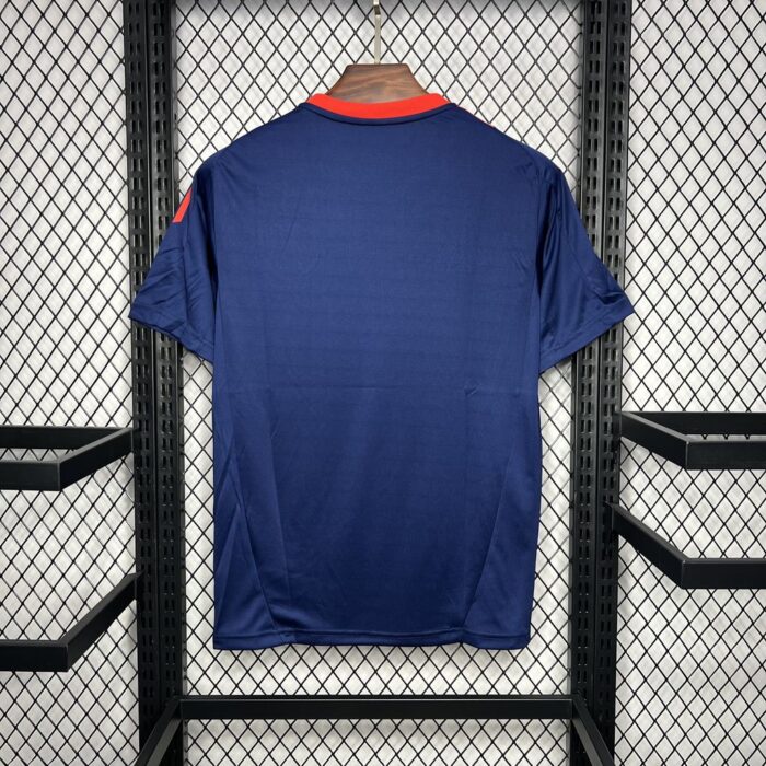 Mens Manchester United 2024/25 Dark blue Pre-Match Jersey 1