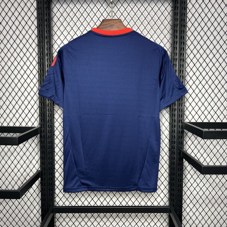 Mens Manchester United 2024/25 Dark blue Pre-Match Jersey 1