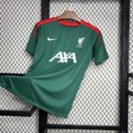 Mens Liverpool 2024/25 Pre-Match dark green Jersey