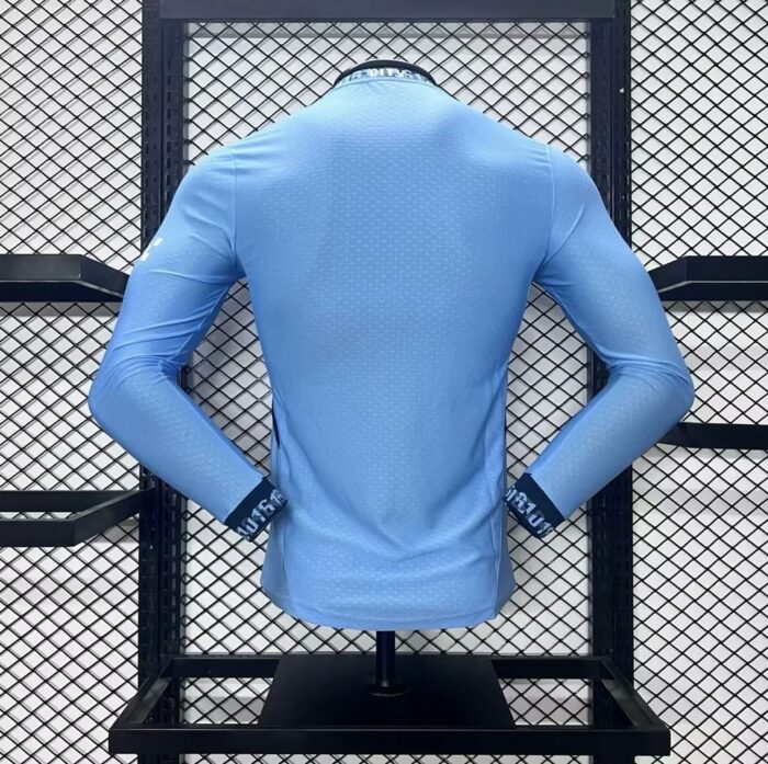 Mens Manchester City 2024/25 Home Long Sleeve Jersey Player Version 1