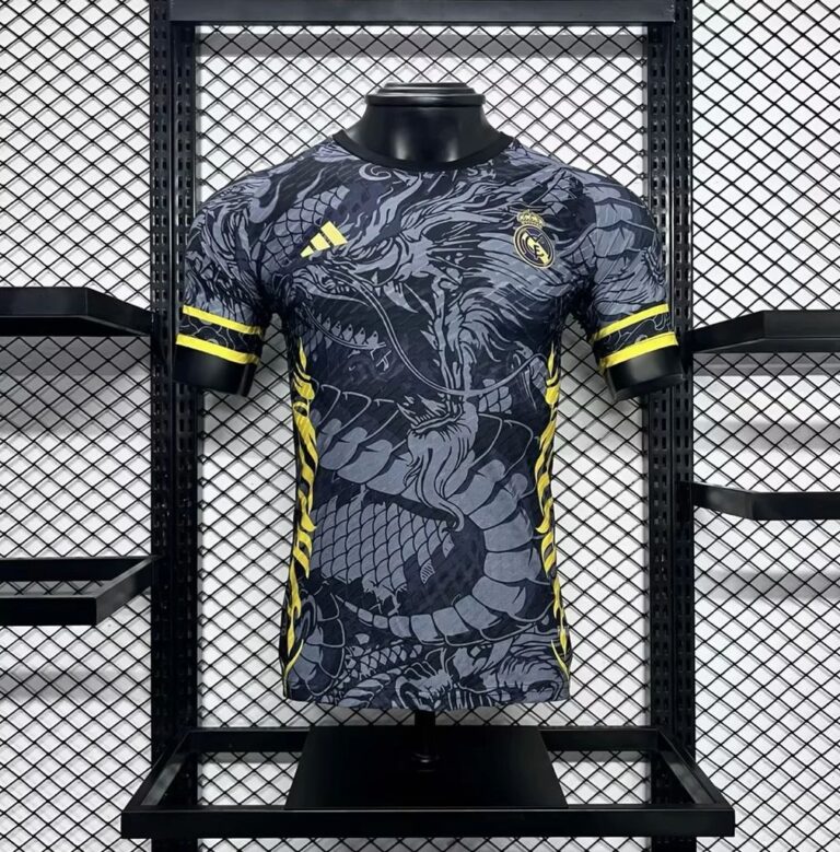 Mens Real Madrid 2024/25 Year of the Dragon Limited Edition Jersey Player Version