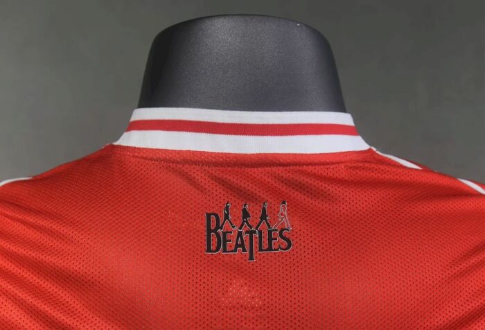 Mens Liverpool 2024/25 Beatles Red Classic Jersey Player Version 6