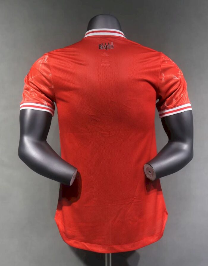 Mens Liverpool 2024/25 Beatles Red Classic Jersey Player Version 1