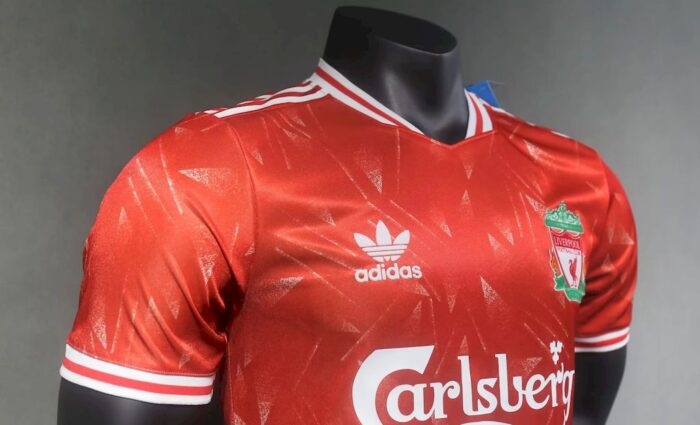 Mens Liverpool 2024/25 Beatles Red Classic Jersey Player Version 4