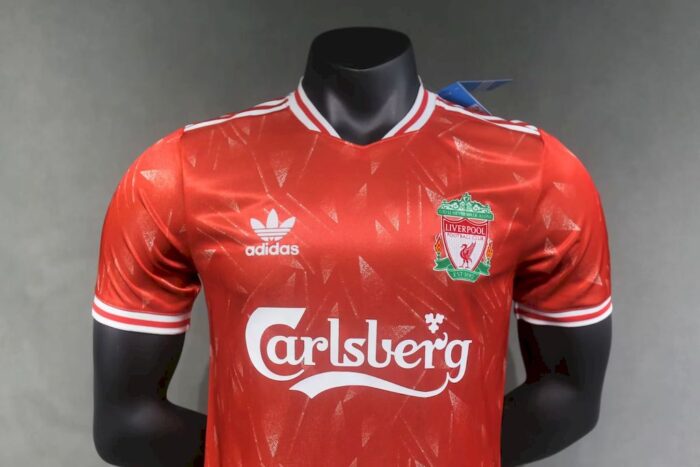 Mens Liverpool 2024/25 Beatles Red Classic Jersey Player Version 3