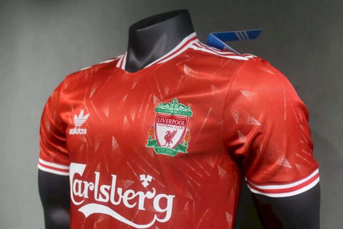 Mens Liverpool 2024/25 Beatles Red Classic Jersey Player Version 2