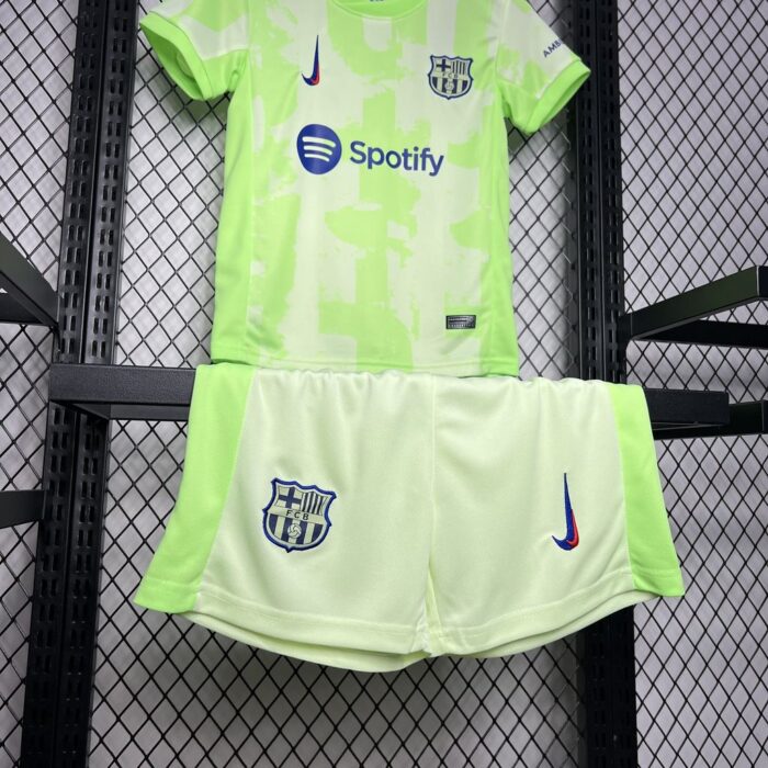 Kids Barcelona 2024/25 Third Kit 5