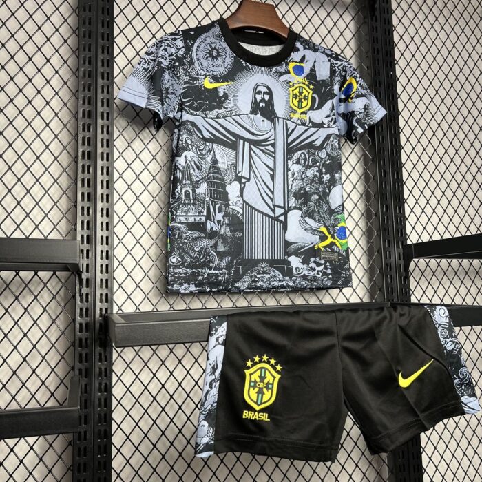 Kids Brazil 2024/25 Gray Kit 2
