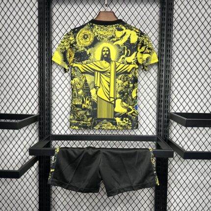 Kids Brazil 2024/25 Yellow Kit 1