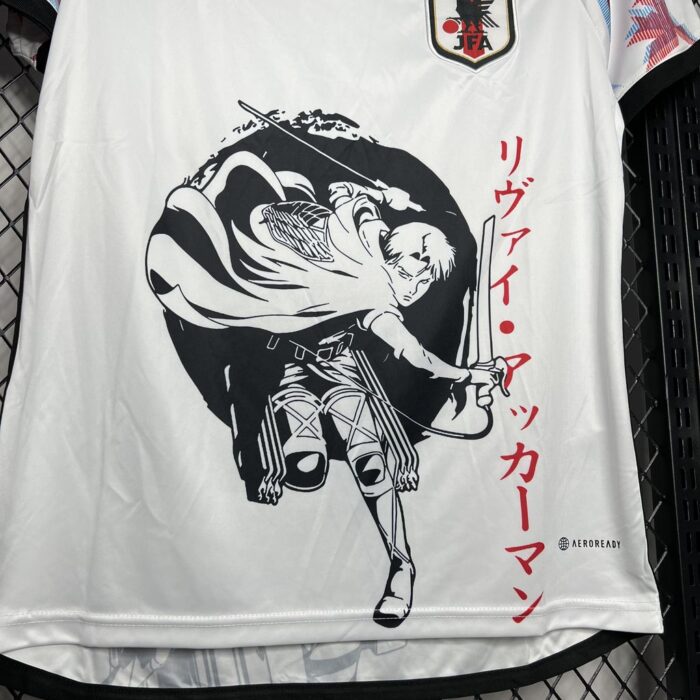 Mens Japan 2022/23 リヴァイ·アッカーマン Jersey 2
