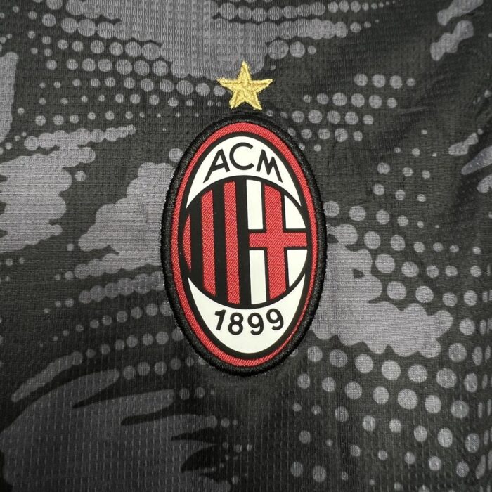 Mens AC Milan 2024/25 Goalkeeper Jersey Black 5