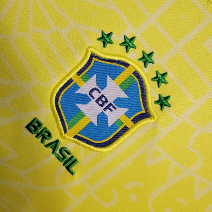 Kids Brazil 2024/25 Home Kit 4